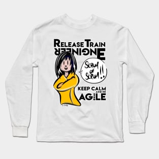 Keep calm an be Release Train Engineer Long Sleeve T-Shirt